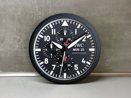 IWC Fliegeruhr Wanduhr | Top Gun Edition | Wanduhr im Chronographen-Stil | Geschenk für Männer | 3D-Druck