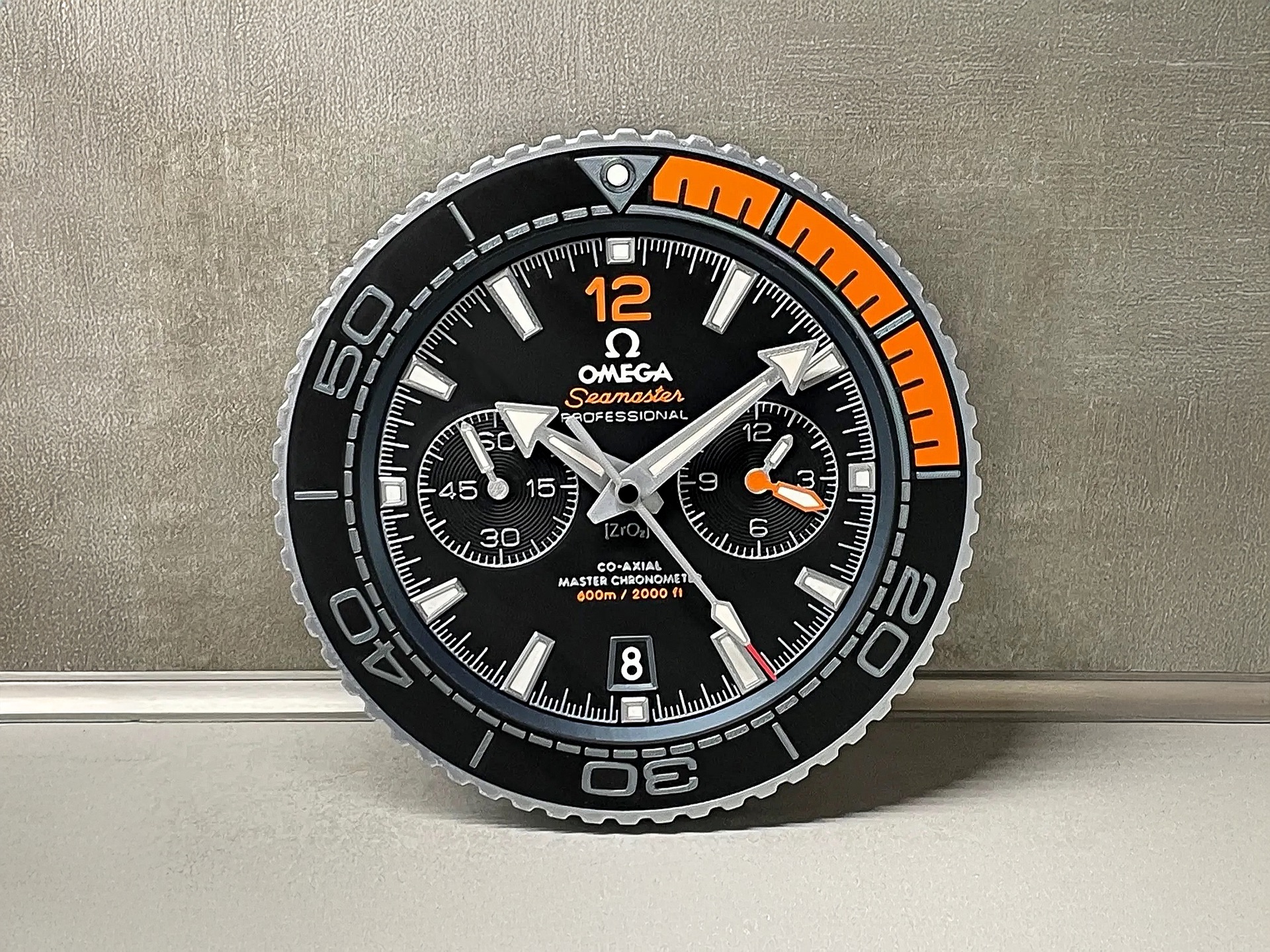 Omega Seamaster Professional Wall Clock – Nautical Luxury for Your Wall! – Gift for Men | 3D Printed