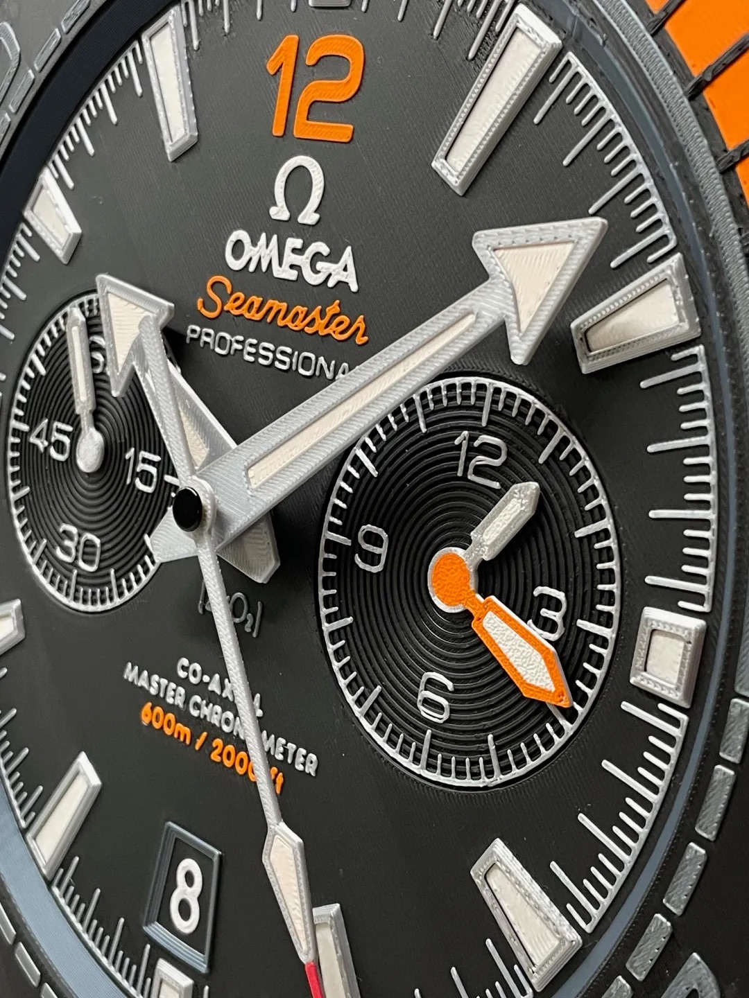 Omega Seamaster Professional Wall Clock – Nautical Luxury for Your Wall! – Gift for Men | 3D Printed