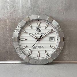 TAG Heuer Aquaracer Wall Clock – Calibre 5 Design | Maritime Look | Gift for Watch Lovers | 3D Print